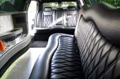 black interior of one of our stretch limos in West Palm Beach, FL